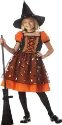 Creative Costuming Children's Costumes Child Pretty Pumpkin Witch Costume