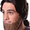 Creative Costuming All Things Santa Full Face Beard - 100% Human Hair