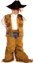 Creative Costuming Child Leather Western Cowboy Chaps Children's Costumes