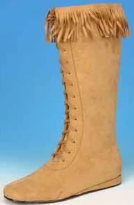 Creative Costuming Men's Renaissance, Medieval, Native American Indian Or Mountain Man Front Lace Boot