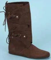 Creative Costuming Men's Renaissance, Medieval, Native American Indian Or Mountain Man Side Lace Boot