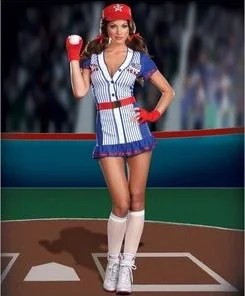 Creative Costuming Women's Costumes Baseball Uniform / American All Star Costume
