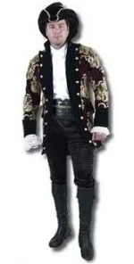 Creative Costuming French Pirate Captain Costume Men's Costumes