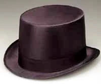 Creative Costuming Top Hats Permasilk Top Hat 6" (Adult Or Child)