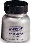 Creative Costuming Makeup Hair Color - Silver - Mehron
