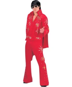 Creative Costuming Elvis Costume / 1970's Rock Star / Rhinestone 2 Piece Elvis W/Cape Costume ELVIS!