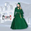 Tabi's Characters Old South Green Curtain Dress (Scarlett's Drapes)