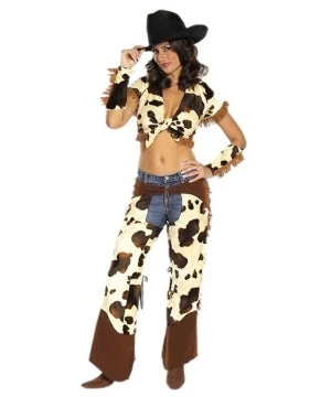 Creative Costuming Women's Costumes Sexy Cowgirl Chaps & Top Costume
