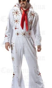 Creative Costuming ELVIS! Elvis Costume / Rhinestone Jumpsuit W/Cape & Belt / Superior Quality
